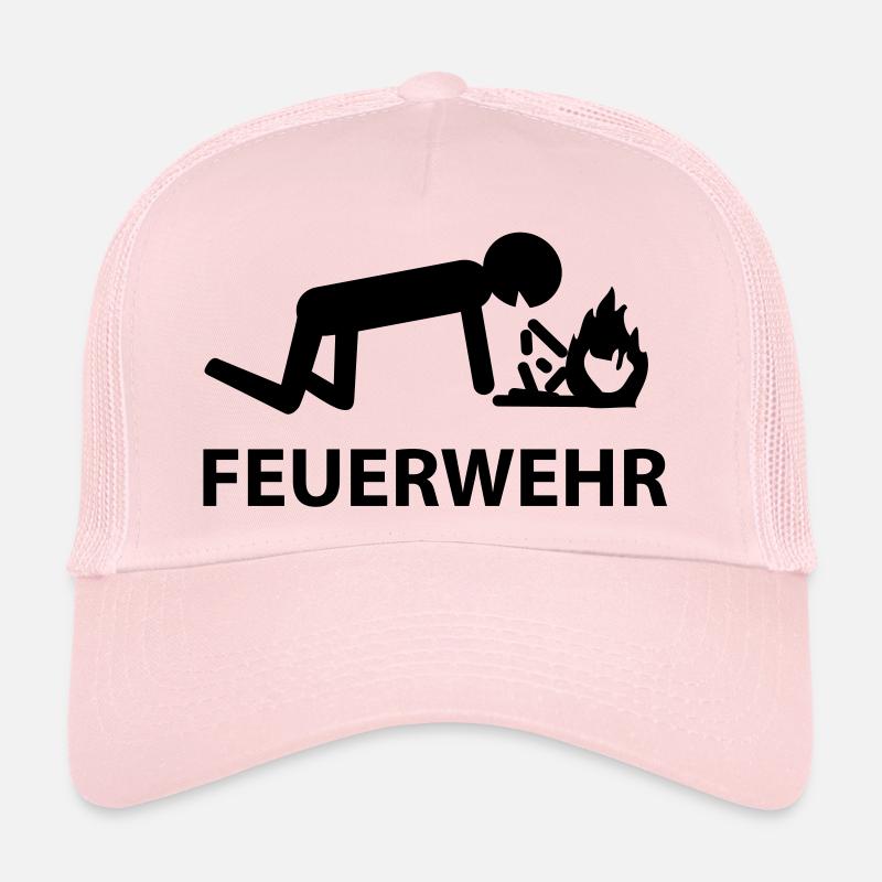 feuerwehr - Trucker Cap - Hellrosa