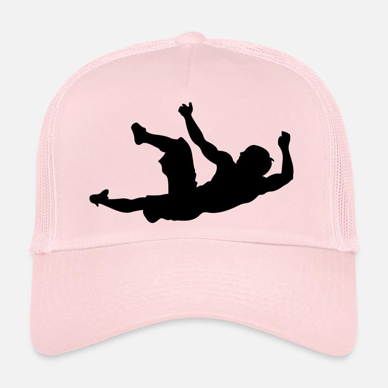 Rock Climbing #7 - Trucker Cap - pale pink