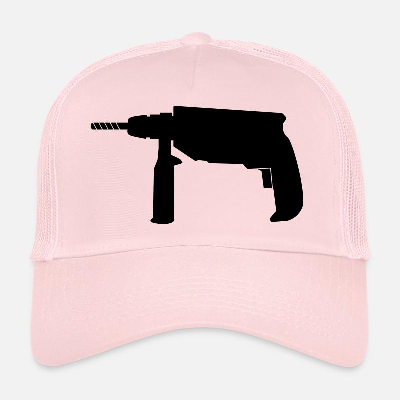 Foreur - Casquette trucker  - rose pâle