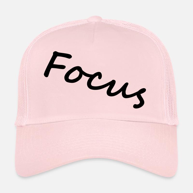 foyer - Casquette trucker  - rose pâle