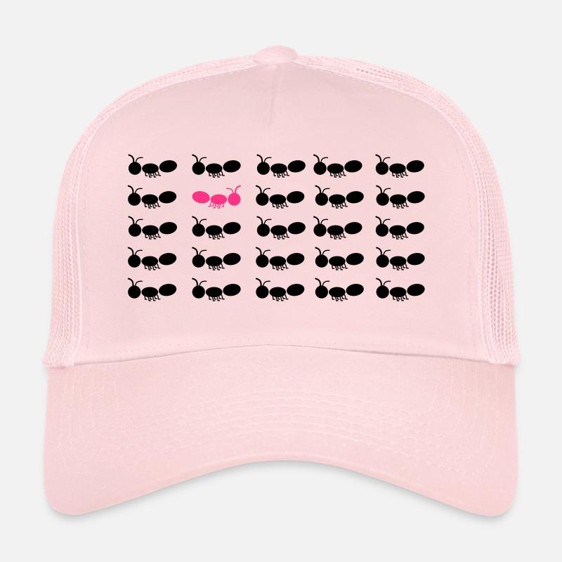 être différent fourmi rose Casquette trucker 