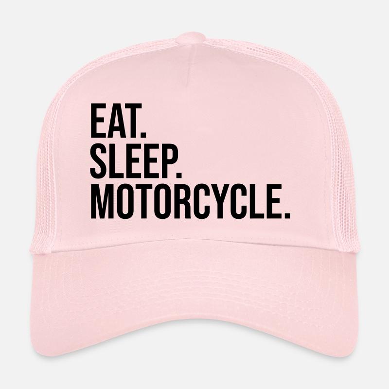 Eat sleep motorcycle Casquette trucker 