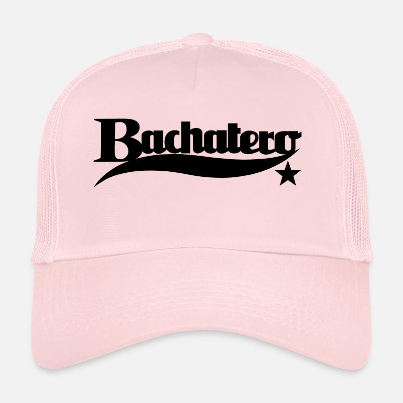Bachatero Star - Bachata Dance Shirt - Trucker Cap - Hellrosa