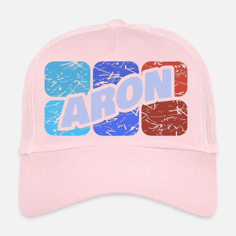 Prénom Aron Casquette trucker 