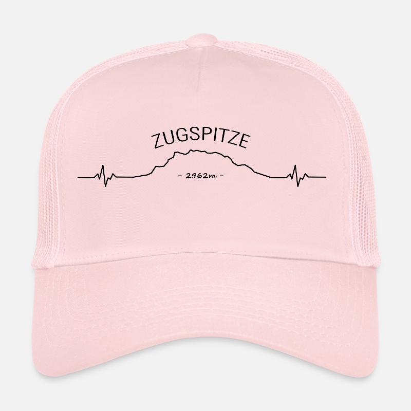 Zugspitze 2.962m Pulsschlag - Trucker Cap - Hellrosa