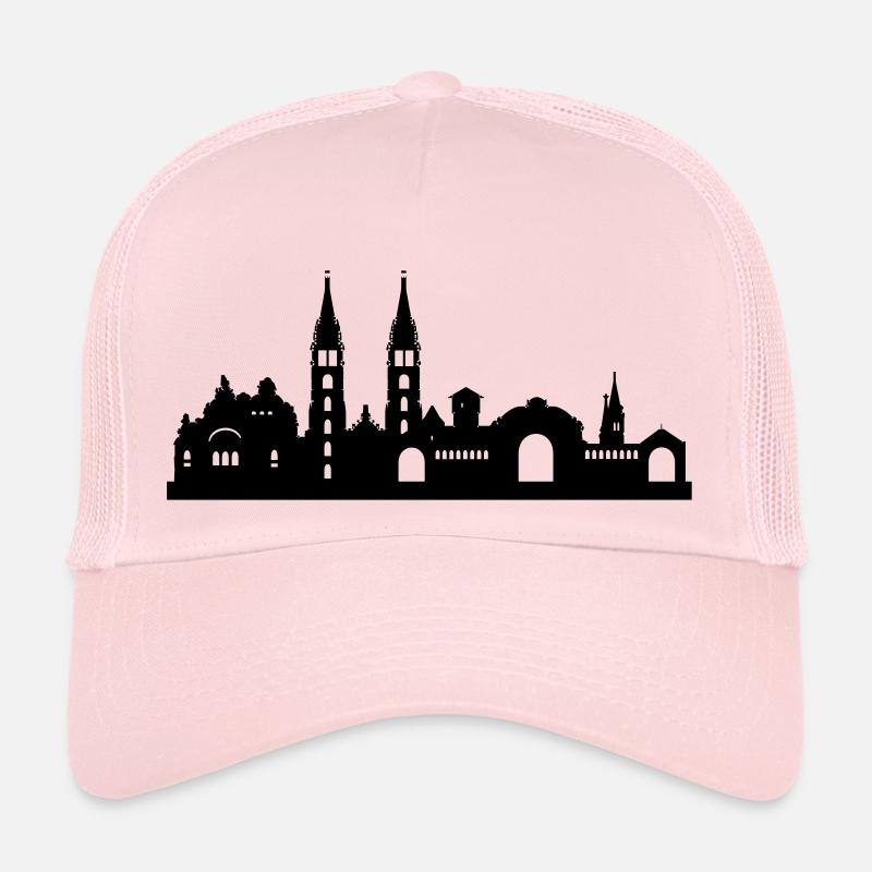 Skyline Nürnberg klein - Trucker Cap - Hellrosa