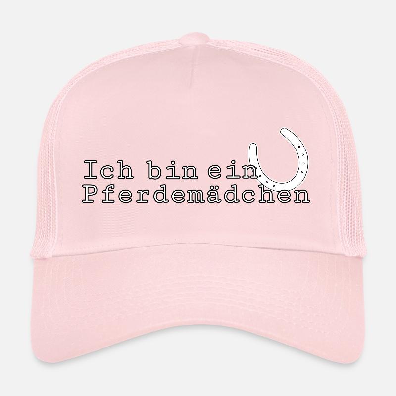 Pferdemädchen - Trucker Cap - Hellrosa