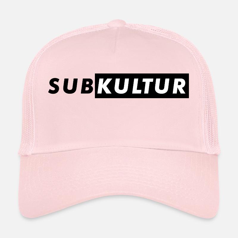 SUBKULTUR S/W - Trucker Cap - Hellrosa
