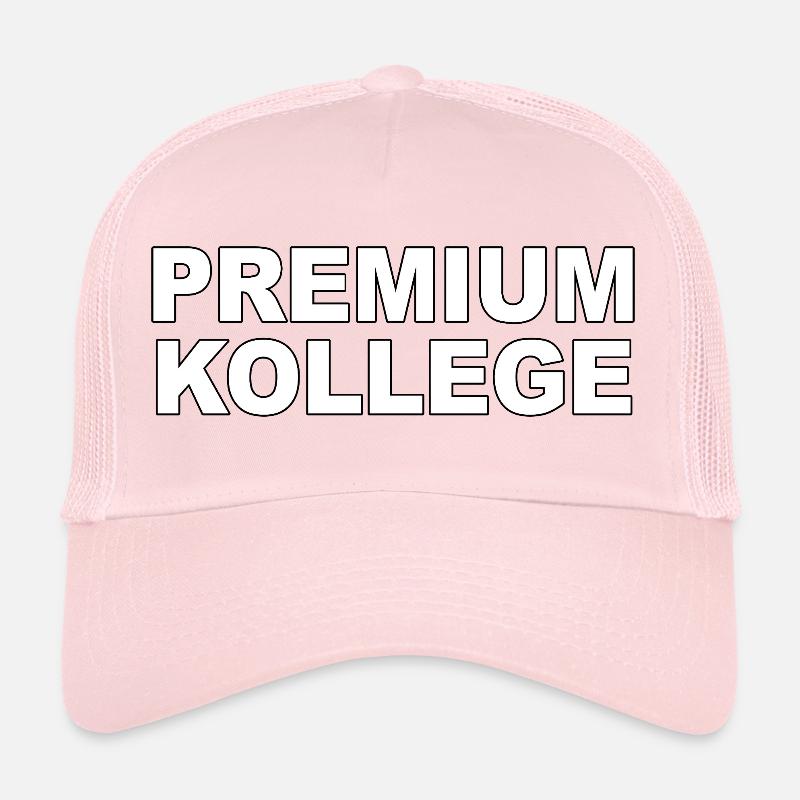 Premium Kollege - Lustiger Spruch Trucker Cap