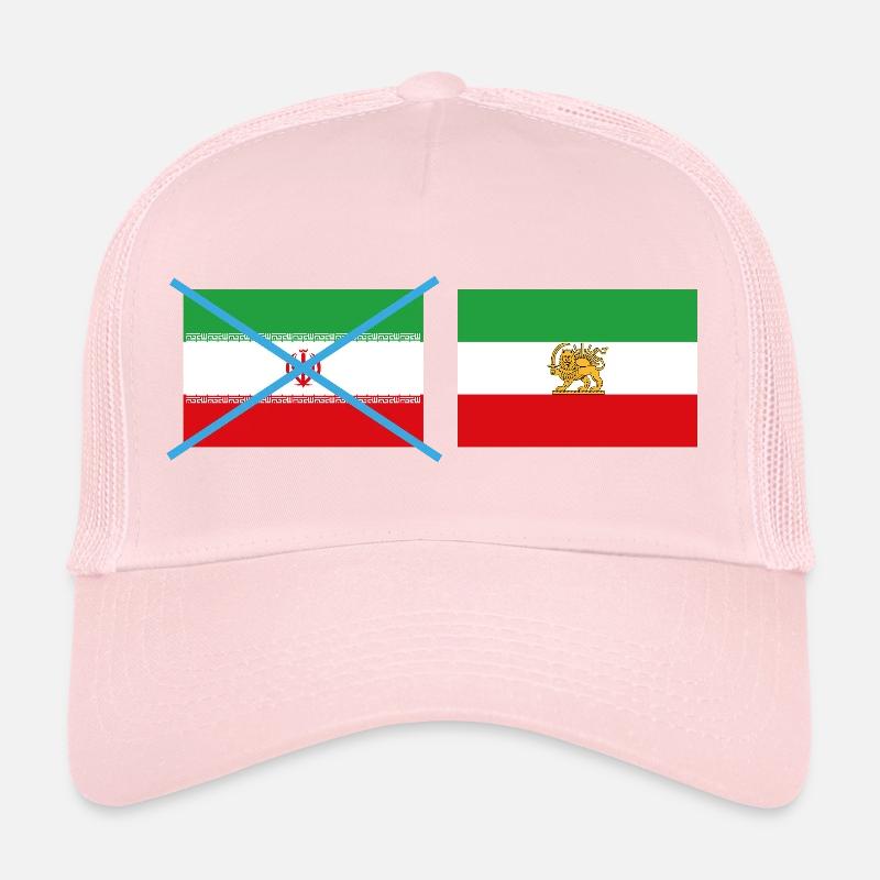 Drapeaux iraniens brisés Casquette trucker 