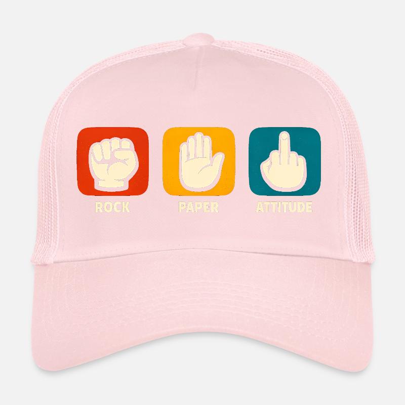 Pierre sarcastique Tir de papier Drôle Sar Casquette trucker 