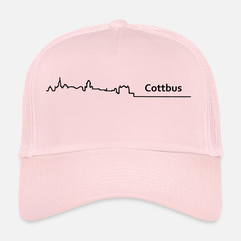 cottbus skyline - Trucker Cap - Hellrosa