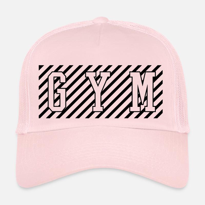 gym - Trucker Cap - Hellrosa