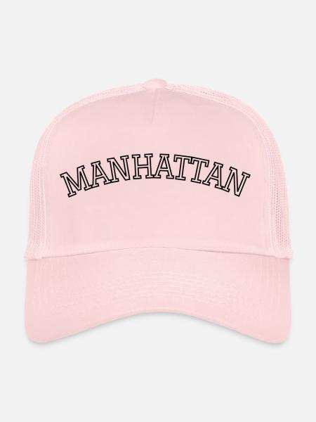 Manhattan outline black - Trucker Cap - Hellrosa