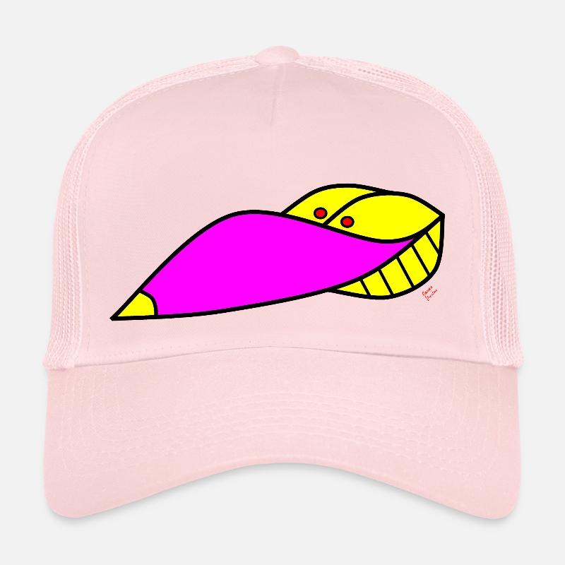 Chemise à la mode Jango - Casquette trucker  - rose pâle