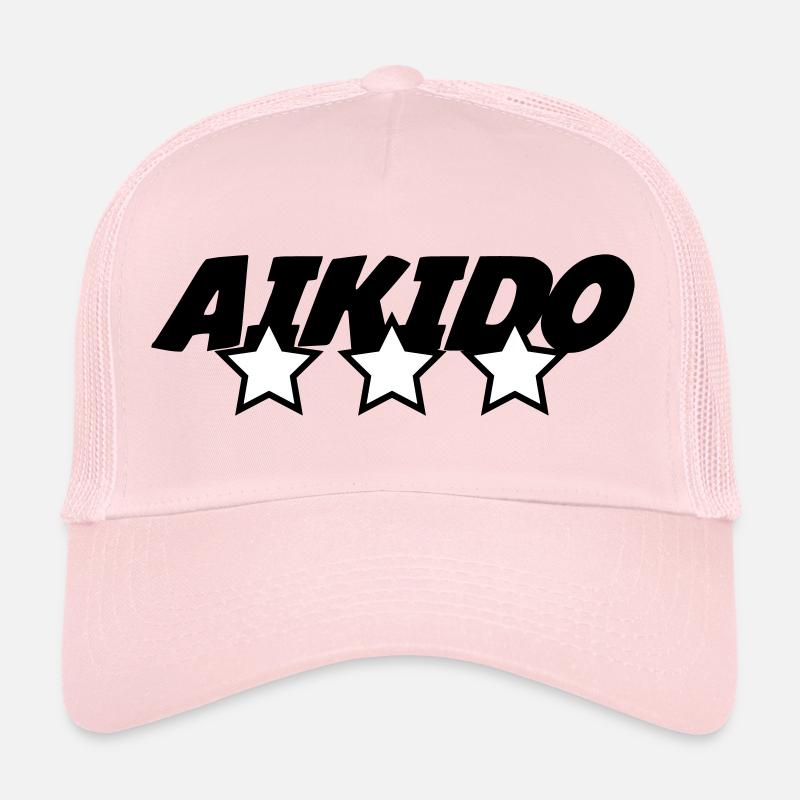 Aikido - Martial Art - Aikido - Trucker Cap - pale pink
