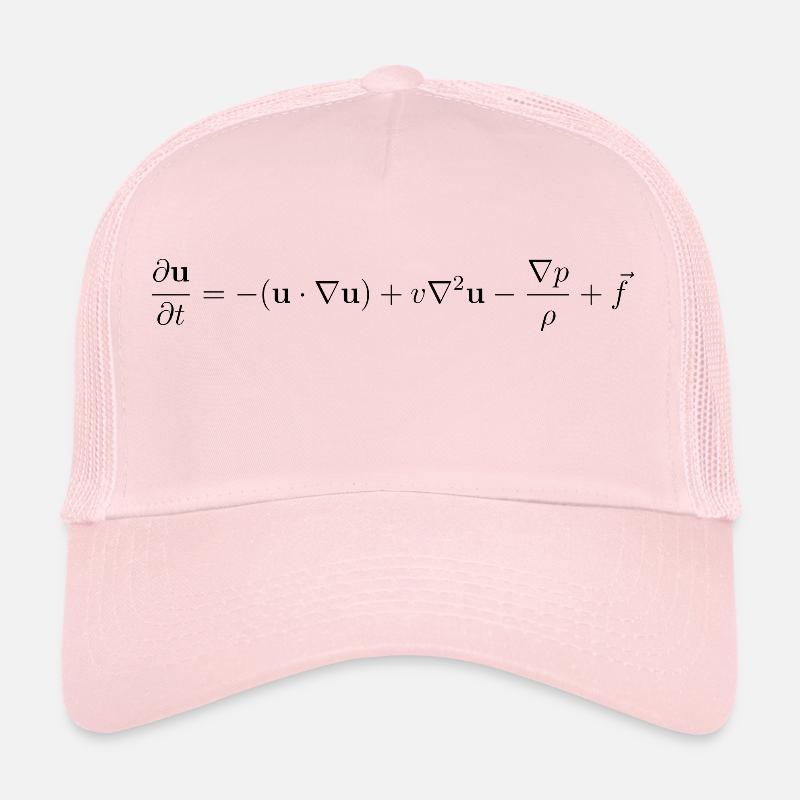 Fluiddynamik Gleichung. - Trucker Cap - Hellrosa