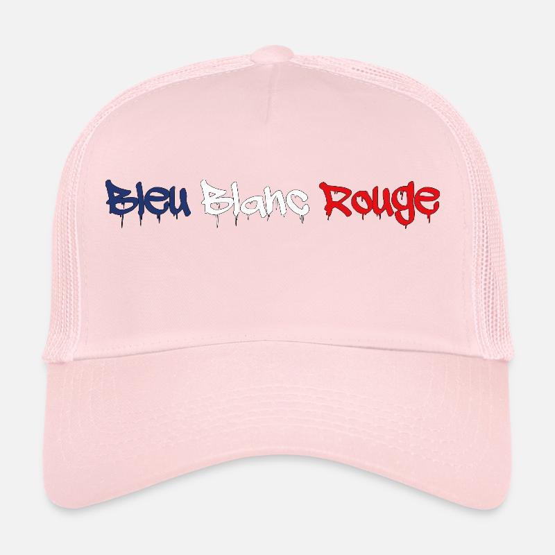 BLUE WHITE RED TAGG - Trucker Cap - pale pink