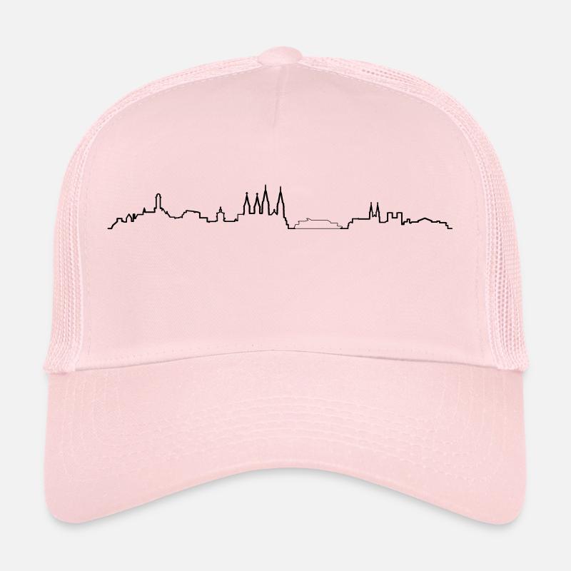 Skyline Bamberg - Trucker Cap - Hellrosa