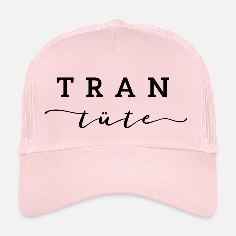 Die TRAN TÜTE - Trucker Cap - Hellrosa