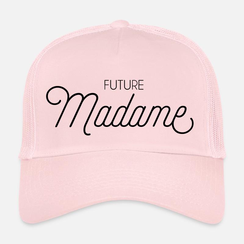 Future Madame 2 - Casquette trucker  - rose pâle