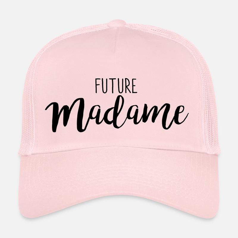 Future Madame - Casquette trucker  - rose pâle