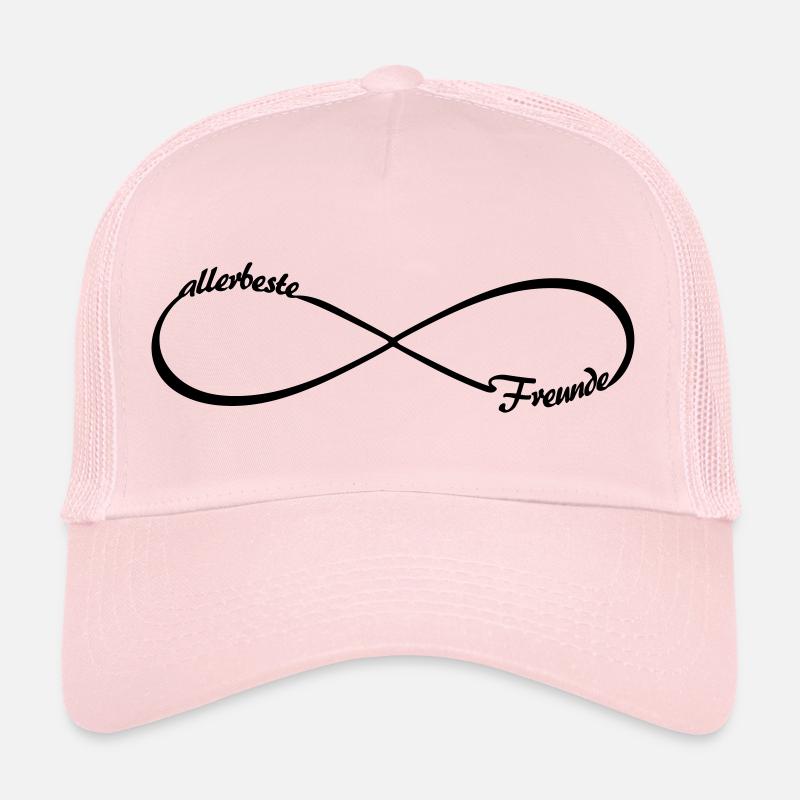 allerbeste Freunde BFF ABF Infinity Loop - Trucker Cap - Hellrosa