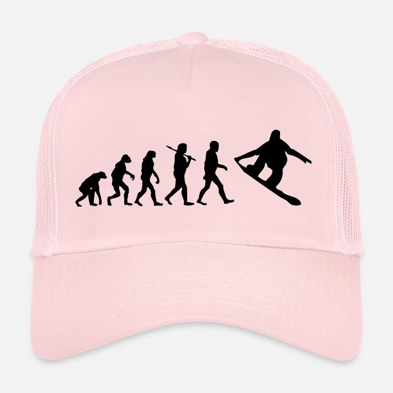 Snowboard - Casquette trucker  - rose pâle