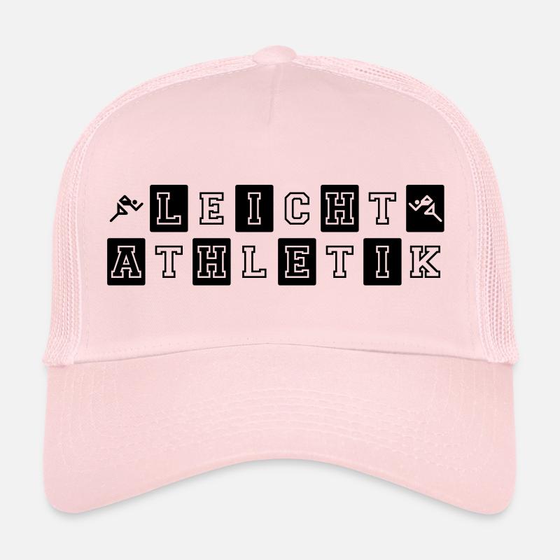 Leichtathletik Kacheln - Trucker Cap - Hellrosa