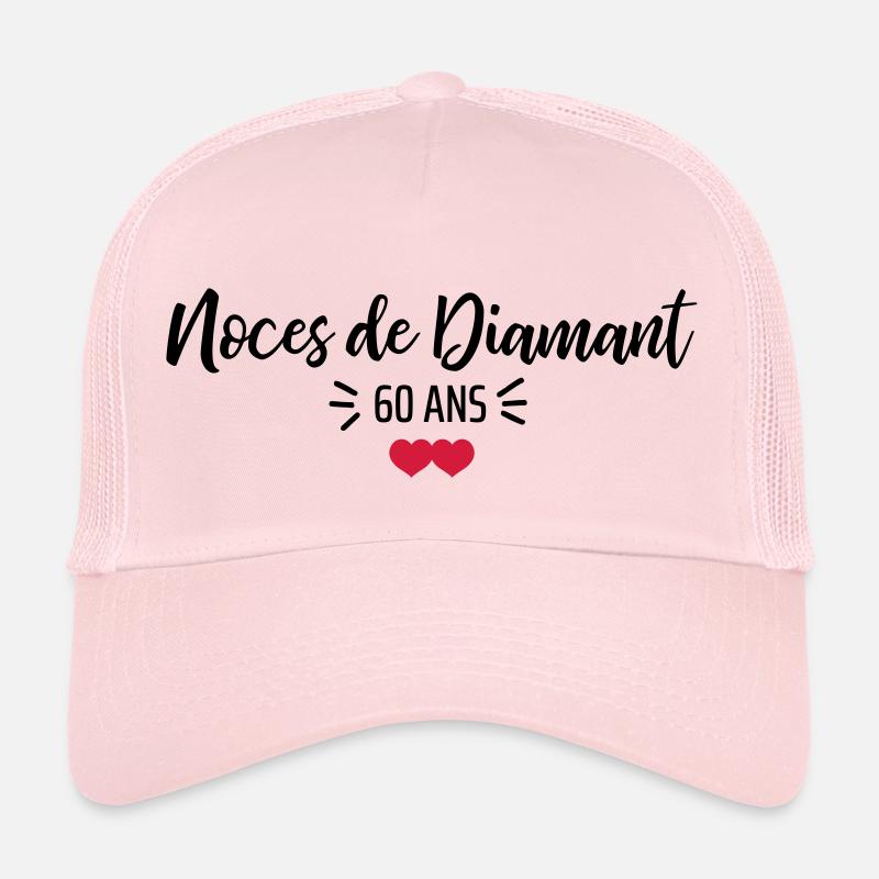 noces de Diamant Casquette trucker 