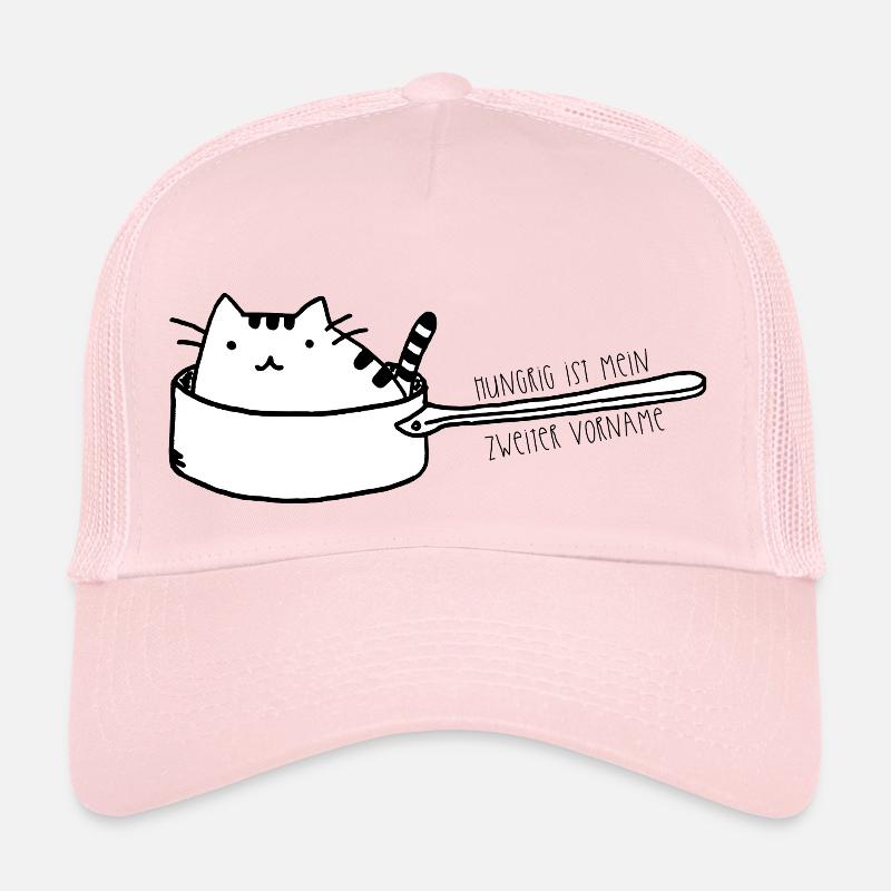 Cat in pan - hungry Trucker Cap