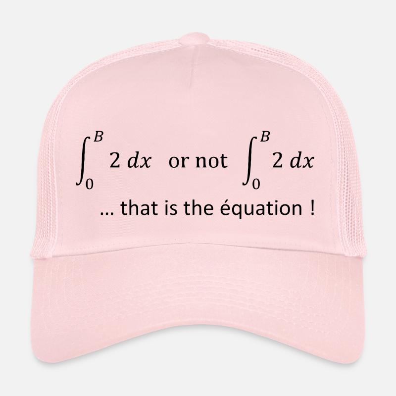 to_be_or_not_to_be_humour_maths Casquette trucker 