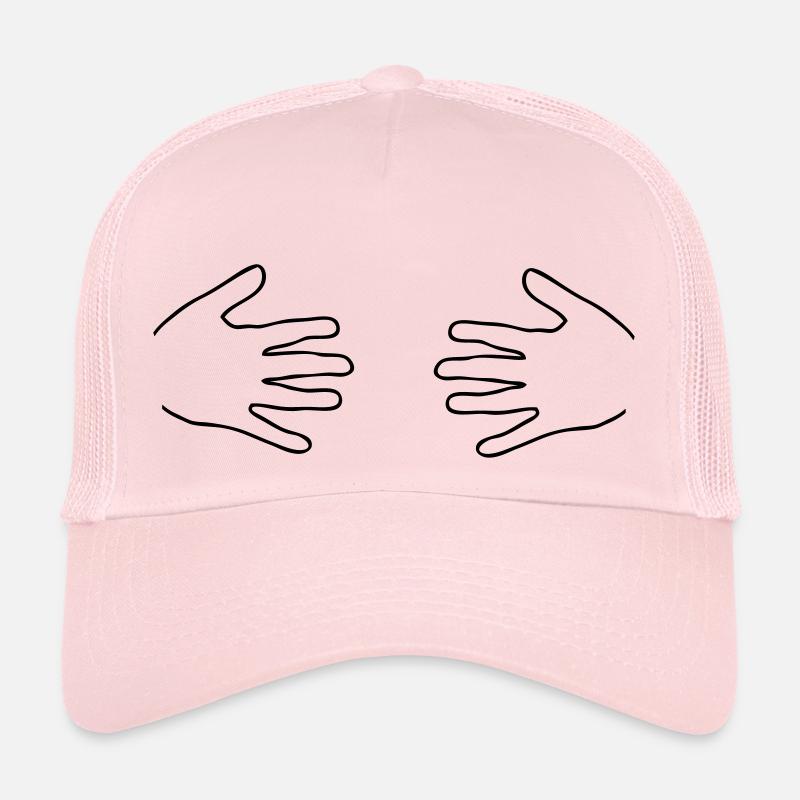 mains Casquette trucker 