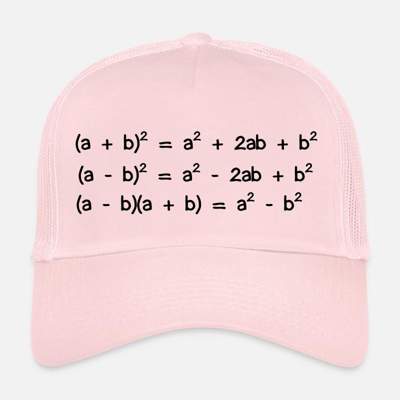 Binomische_Formeln - Trucker Cap - Hellrosa