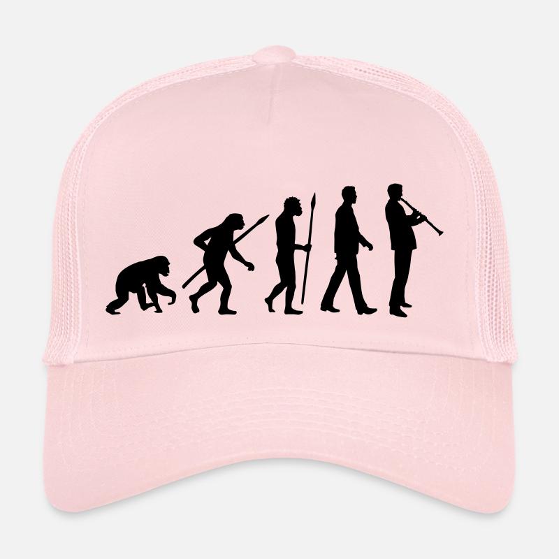evolution_klarinette_spieler_082013_a_1c - Trucker Cap - Hellrosa