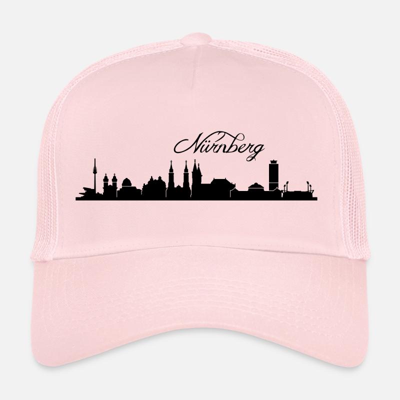 Nürnberger Skyline - Trucker Cap - Hellrosa
