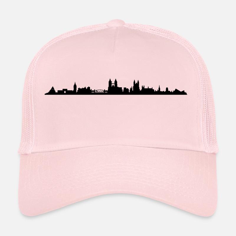Skyline - Magdeburg - Trucker Cap - Hellrosa