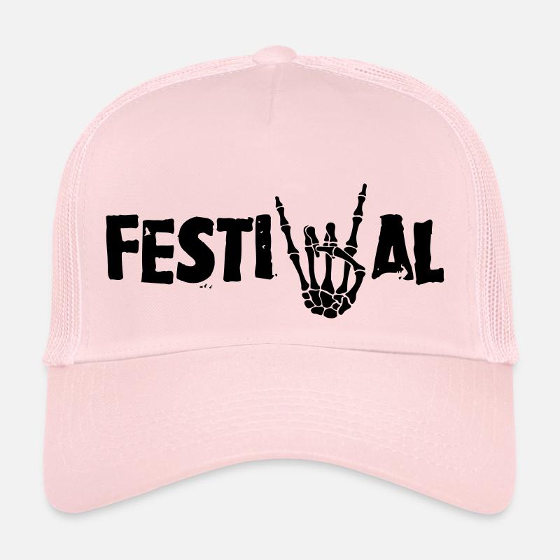 festival - Trucker Cap - Hellrosa