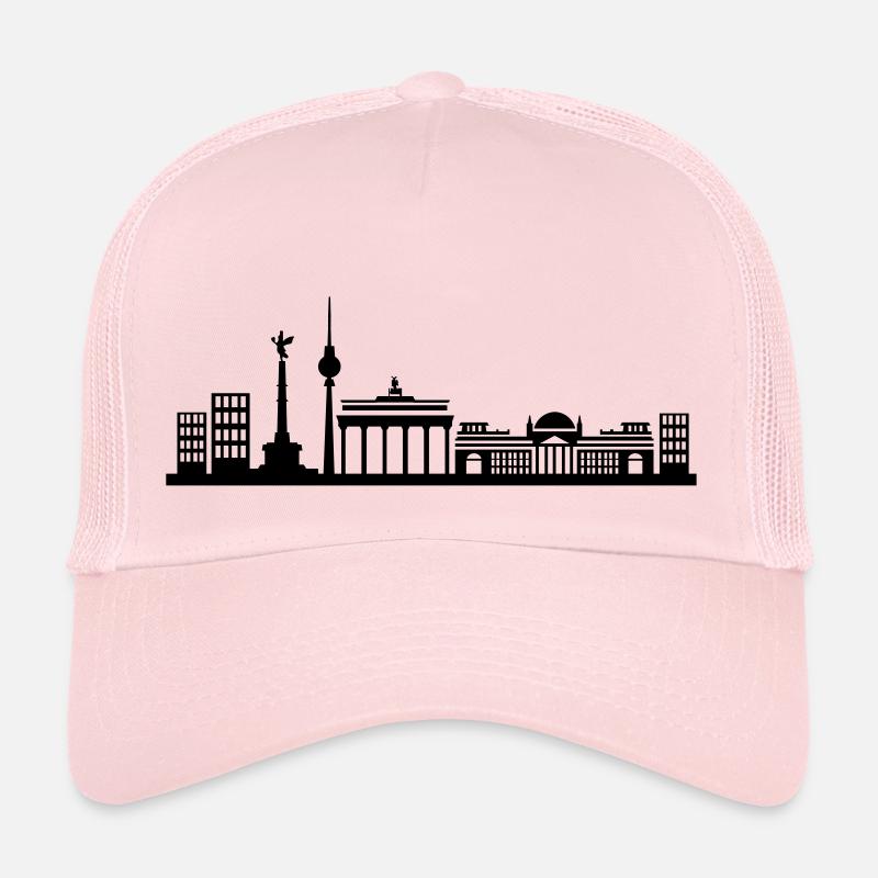 berlin skyline city Trucker Cap