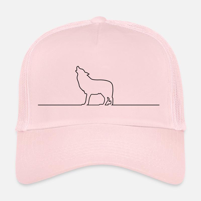 wolf design Trucker Cap
