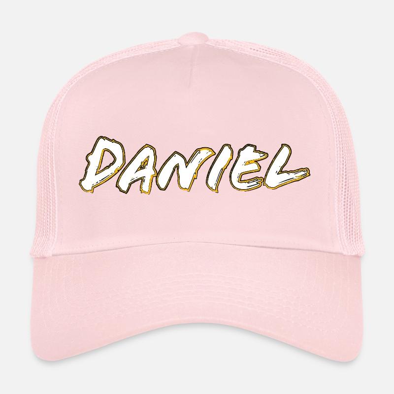 Daniel lettering gold contour Trucker Cap