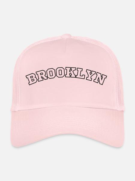 Brooklyn outline black - Trucker Cap - Hellrosa