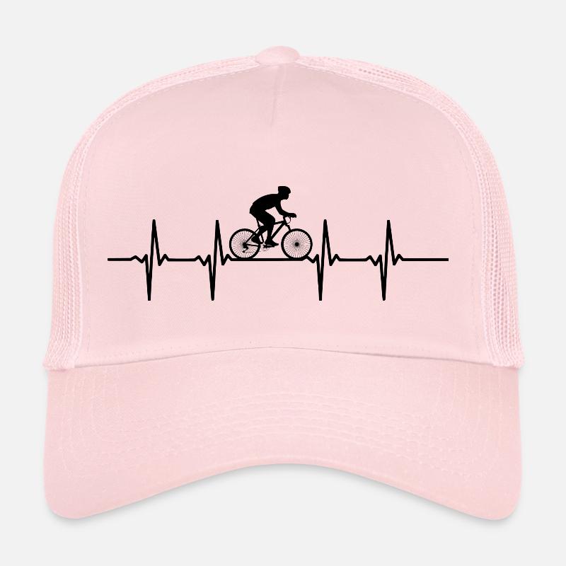 Bicycle Lover - Trucker Cap - pale pink