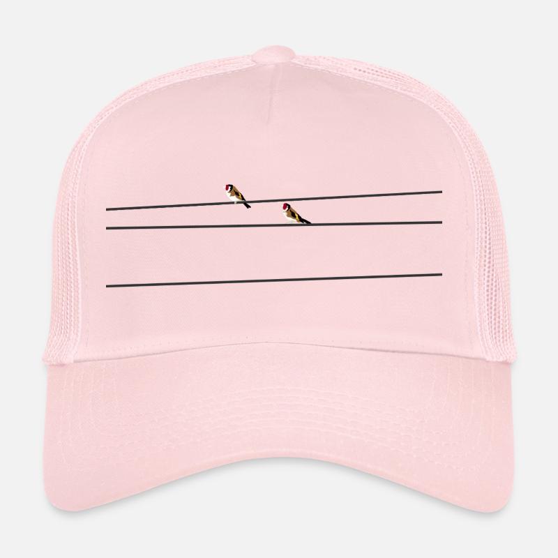 Krafttier Stieglitz - Trucker Cap - Hellrosa