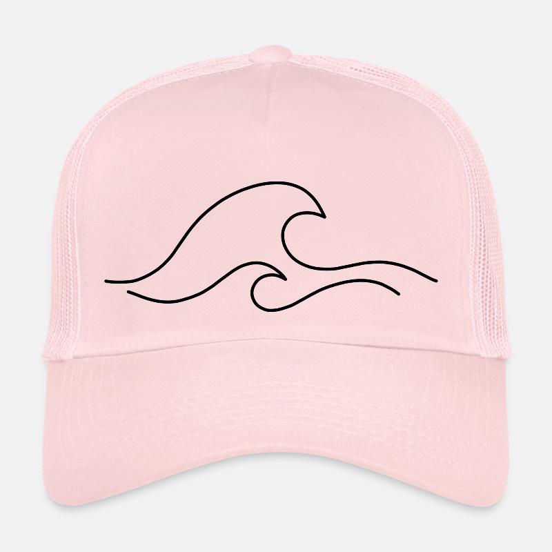 wellen - Trucker Cap - Hellrosa