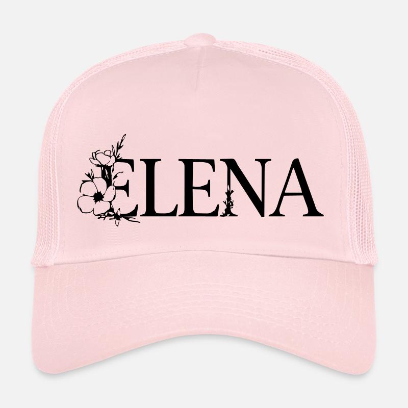 Elena | Name with Flower (Vectorgraphic) Trucker Cap