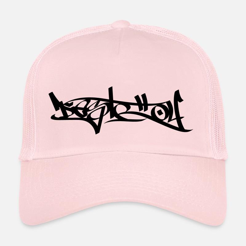 Mars - Casquette trucker  - rose pâle