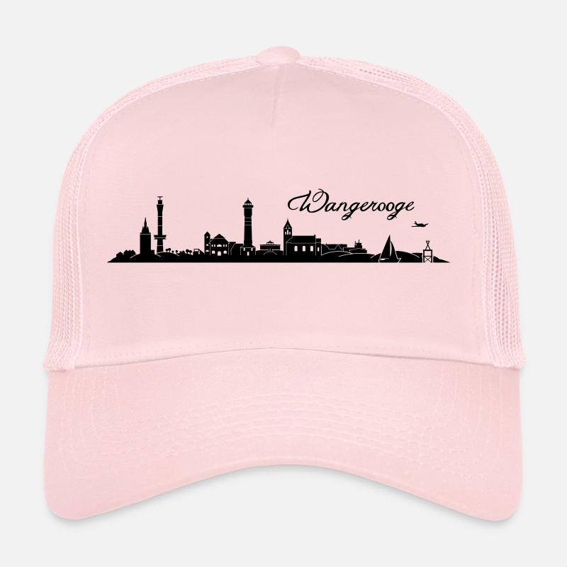 Wangerooger Skyline - Trucker Cap - Hellrosa