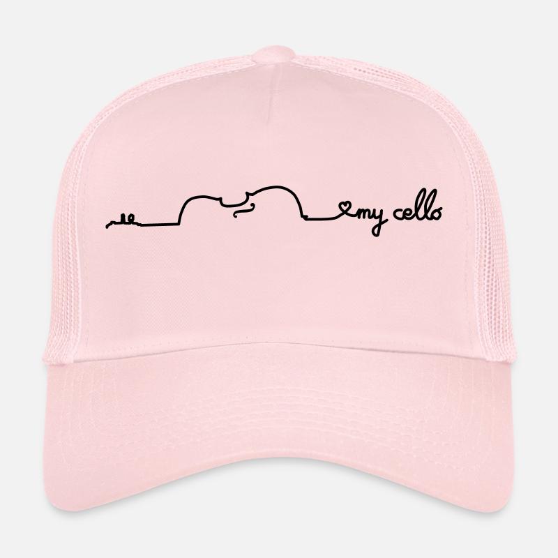 love my cello - Trucker Cap - Hellrosa