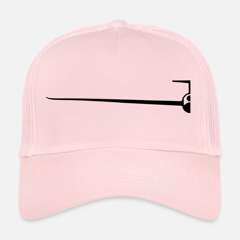 sf_halb links - Trucker Cap - Hellrosa